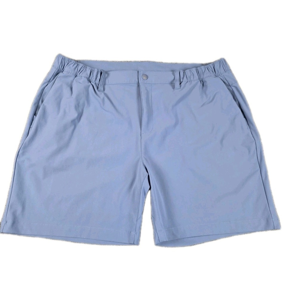 Chubbies Shorts Men 2X Large Blue Chino Regular Fit Elastic Drawstring Pocket 7"